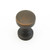 Schaub Northport Door Knob 1-3/8" diam - Ancient Bronze - 211-ABZ