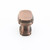 Schaub Empire Square Door Knob 1-3/8" diam - Empire Bronze - 882-EBZ