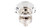 Top Knobs Clear Octagon Crystal 1 3/8" Diameter Round Knob, Brushed Satin Nickel - TK128BSN