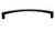 Top Knobs Griggs 12" Center to Center Appliance Pull, Flat Black - TK141BLK