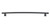 Top Knobs Sanctuary Arched 12" Center to Center Bar Pull, Flat Black - TK6BLK