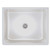 Fine Fixtures FC2418SU Sutton Butler Fireclay Kitchen Sink - White - 23 1/2" x 19"