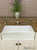 Fine Fixtures FC3018LI Lichfield French Fluted Fireclay Apron Kitchen Sink - White - 28 3/4" x 19 1/2"