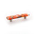 Schaub 30-COO Ice Glass Door Pull 3" cc - Orange Confetti