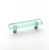 Schaub 30-PAQ Ice Glass Door Pull 3" cc - Aqua Pearl