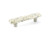 Schaub 30-WLP Ice Glass Door Pull 3" cc - White Lace Pebbles