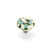 Schaub 31-GBP Ice Round Glass Door Knob 1-1/2" Diam - Green/Blue Pebbles