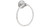 Price Pfister BRB-R0CC Redmond Towel Ring - Polished Chrome