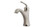 Price Pfister LG42-DE0K Arterra Single Handle Bathroom Faucet with Metal Pop-Up Drain - Brushed Nickel