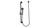 Price Pfister LG16-3DEY Six Function Hand Shower with 60" Hose and Slide Bar - Tuscan Bronze