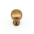 Schaub Traditional Door Knob 1-1/4" diam - Antique Brass - 706-AB