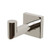 Valsan Braga Square Base Robe Hook - Satin Nickel