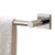 Valsan Braga Square Base  12 Inch Towel Bar - Polished Nickel