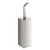 Valsan Sensis Freestanding Square Toilet Brush & Holder - Satin Nickel