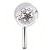 Gerber Parma Five Function Showerhead - Chrome - D462035