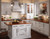 Kraftmaid  Kitchen Cabinets - Square Recessed Panel - Solid (AB3M) Maple in Dove White