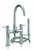 Cheviot Contemporary Two Handle Rim Mount Tub Filler Faucet With Hand Shower - Brushed Nickel - 7512-BN