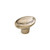 Schaub Mountain Oval Door Knob 1-7/8" diam - Italian Nickel - 782-IN