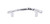 Top Knobs Aspen II Twig 3 1/2" Center to Center Bar Pull, Polished Chrome - M1961