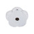 Top Knobs Aspen II Flower Backplate 1", Polished Chrome - M2006