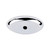 Top Knobs Aspen II Oval Backplate 1 1/2", Polished Chrome - M2012