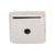 Top Knobs Aspen II Square Backplate 7/8", Polished Nickel - M2019