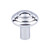 Top Knobs Aspen II Button 1 1/4" Diameter Round Knob, Polished Chrome - M2033