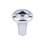 Top Knobs Aspen II Peak 1" Diameter Round Knob, Polished Chrome - M2039