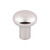 Top Knobs Aspen II Round 1 1/8" Diameter Round Knob, Polished Nickel - M2082