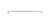Top Knobs Tapered Bar 17 5/8" Center to Center Bar Pull, Brushed Satin Nickel - M2109