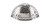 Top Knobs TK171PN Trevi Cup Pull 1 1/2" (c-c) - Polished Nickel