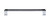 Top Knobs TK208PC Tower Bridge Appliance Pull 12" (c-c) - Polished Chrome