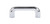Top Knobs TK222PC Victoria Falls Pull 3" (c-c) - Polished Chrome