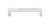 Top Knobs Sanctuary II Modern Metro Slot 5" Center to Center Bar Pull, Aluminum - TK266ALU