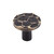 Top Knobs TK296BA Cobblestone Cobblestone Round Knob Medium 1 3/8" - Brass Antique