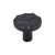 Top Knobs Cobblestone 1 3/8" Diameter Round Knob, Coal Black - TK296CB