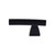 Top Knobs TK2BLK Sanctuary Arched Knob/Pull 2 1/2" - Flat Black