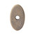 Top Knobs TK58GBZ Sanctuary Oval Backplate Small 1 1/4" - German Bronze