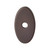 Top Knobs TK58ORB Sanctuary Oval Backplate Small 1 1/4" - Oil Rubbed Bronze