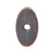 Top Knobs Sanctuary Oval Backplate 1 1/4", Tuscan Bronze - TK58TB