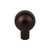 Top Knobs  TK760ORB Barrington Brookline Door Knob 7/8" - Oil Rubbed Bronze