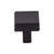 Top Knobs Channing 1 1/16" Length Square Knob, Sable - TK740SAB