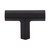 Top Knobs Lydia 1 3/4" Length Geometric Knob, Flat Black - TK790BLK