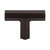 Top Knobs TK790ORB Serene Lydia T Shape Door Knob 1 3/4" - Oil Rubbed Bronze