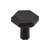 Top Knobs Lydia 1 1/8" Length Square Knob, Flat Black - TK791BLK