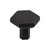 Top Knobs Lydia 1 1/4" Length Square Knob, Flat Black - TK792BLK