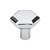 Top Knobs Lydia 1 1/4" Length Square Knob, Polished Chrome - TK792PC