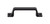 Top Knobs Channing 3" Center to Center Bar Pull, Flat Black - TK742BLK