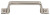 Top Knobs TK742BSN Barrington Channing Door Pull 3" (c-c) - Brushed Satin Nickel