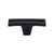 Top Knobs TK87BLK Sanctuary Flared Knob 2 5/8" - Flat Black